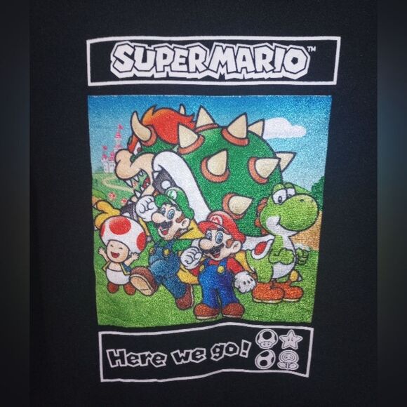 Super Mario Bros Hoodie Size XXL NWT - Picture 3 of 7